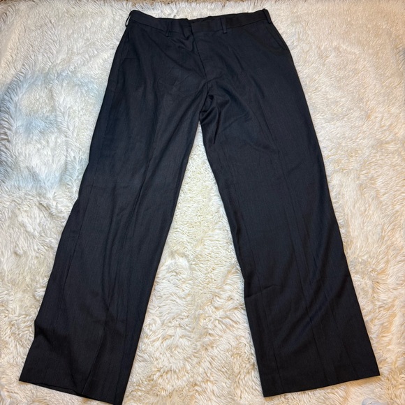Apt. 9 men’s 36x32 Charcoal Dress Pants pinstripe design - Picture 1 of 9